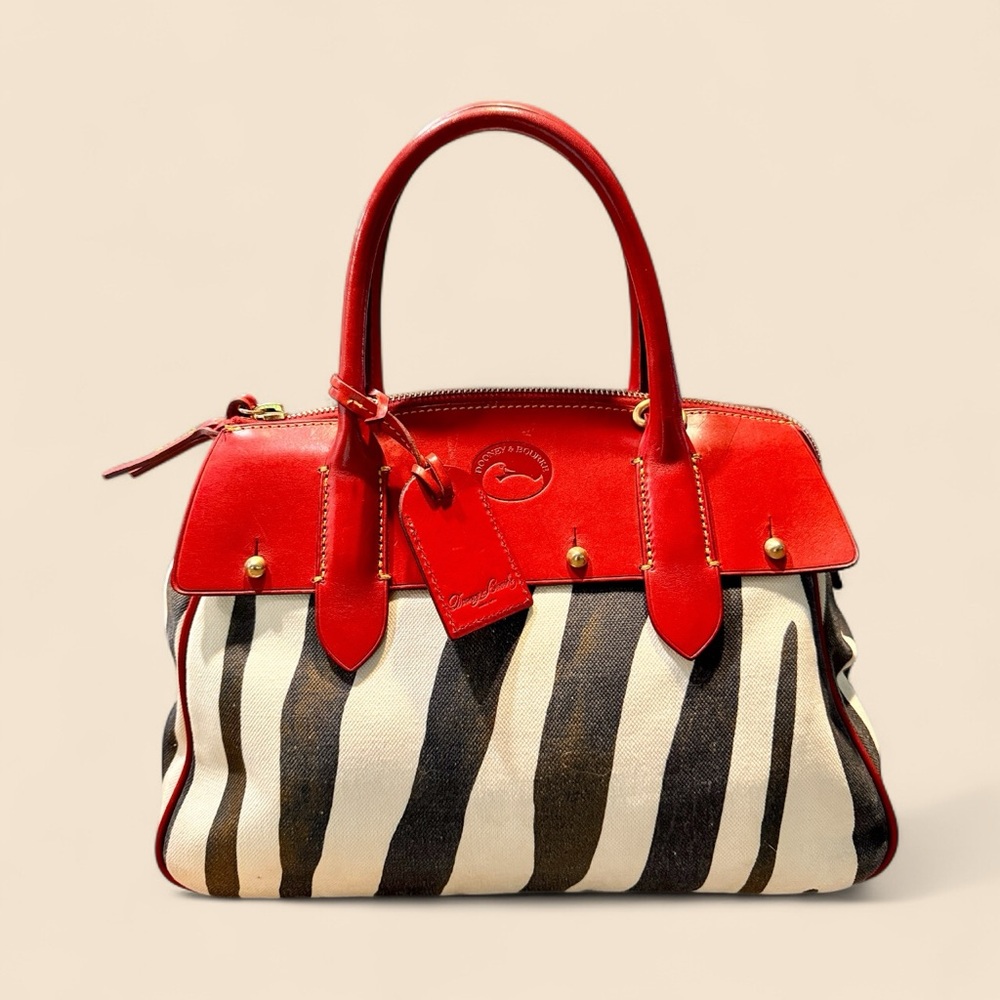 Dooney & Bourke Red and Black Mini Bag